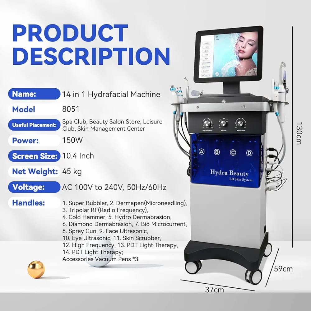 Hydra Beauty LD Skin System- Professional Hydra Facial Machine