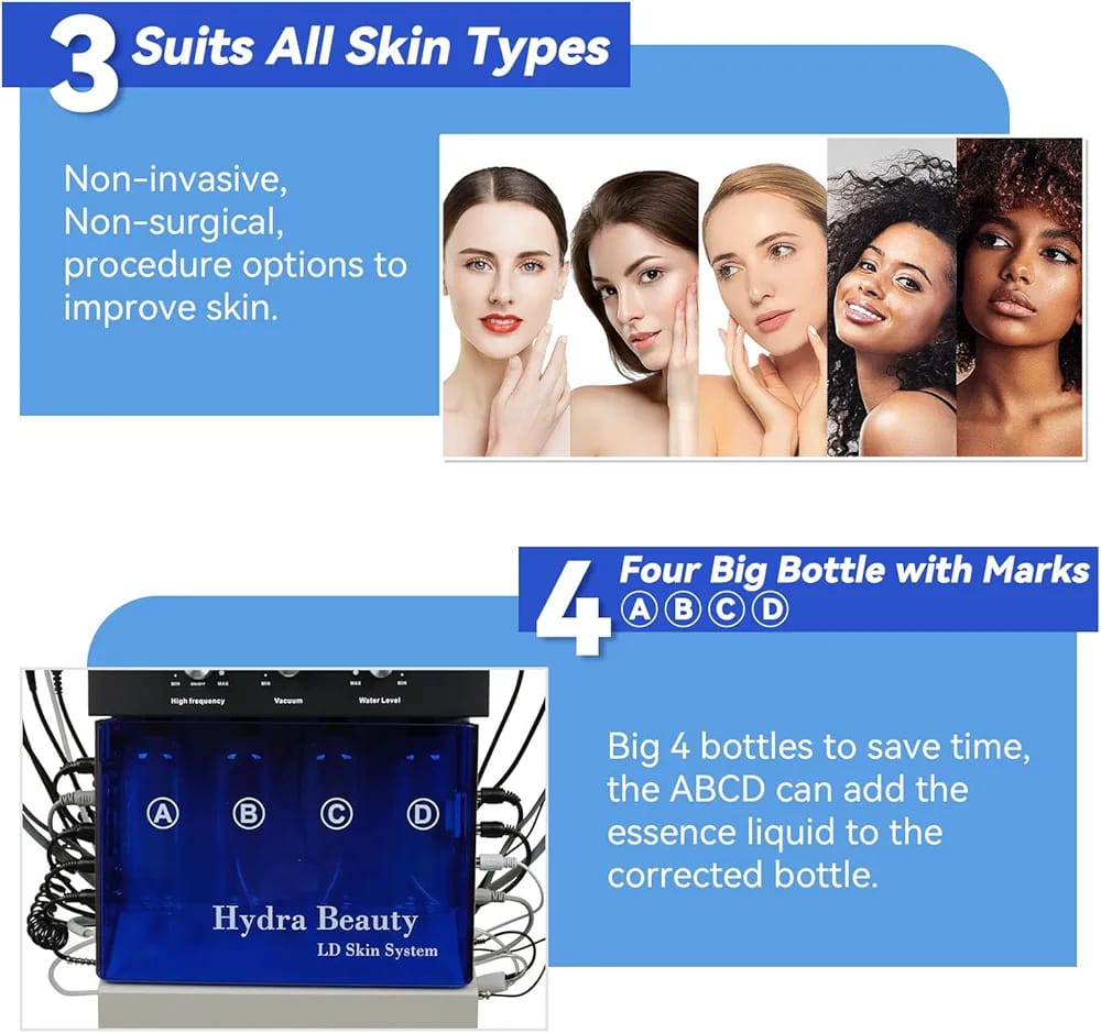 Hydra Beauty LD Skin System- Professional Hydra Facial Machine