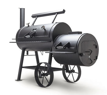 WICHITA 20" LOADED OFFSET WOOD SMOKER - Bob Adams Omec Online Smart Shop