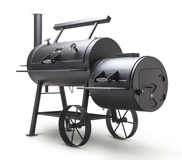 WICHITA 20" LOADED OFFSET WOOD SMOKER - Bob Adams Omec Online Smart Shop