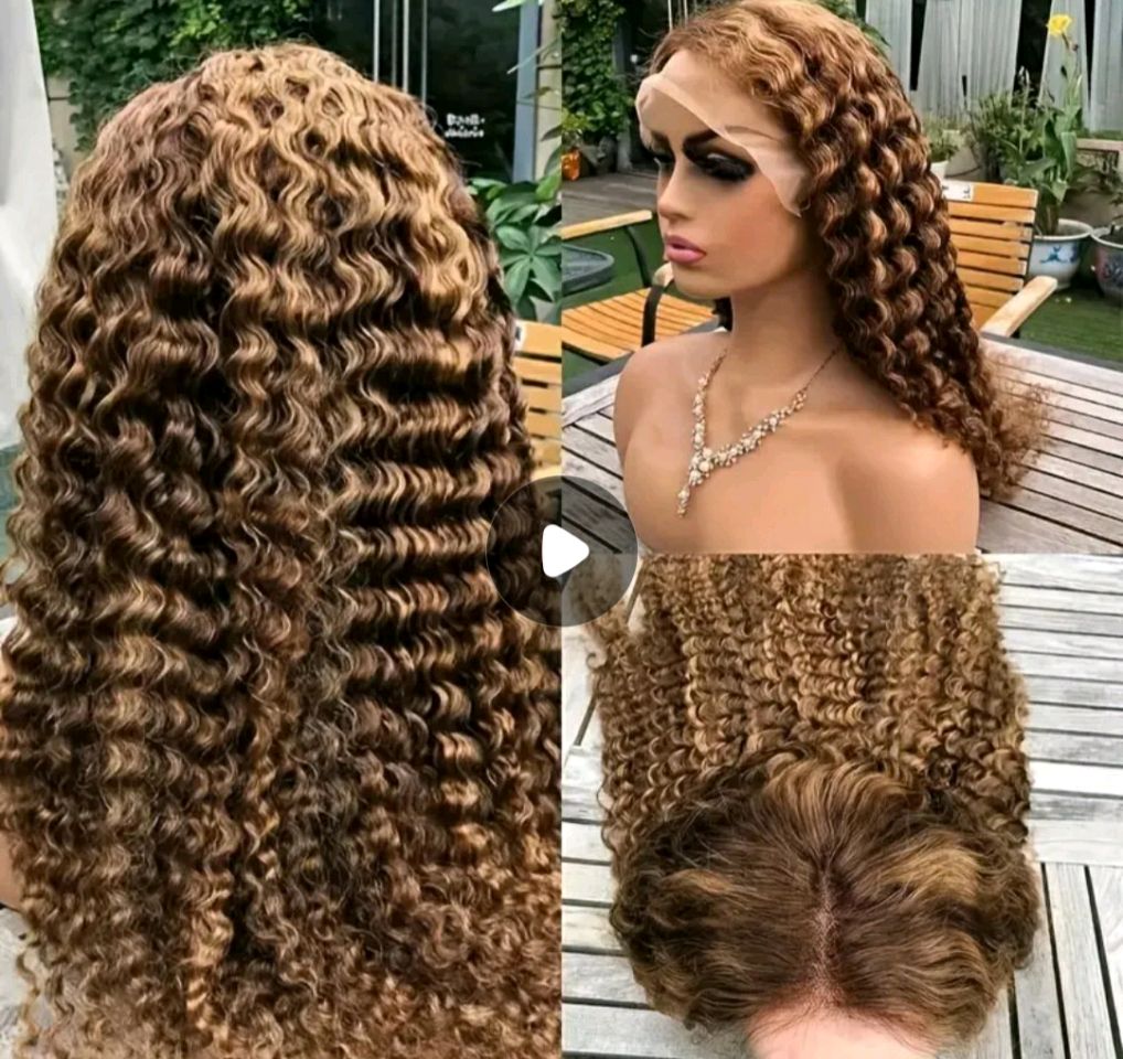 Blonde Highlight Deep Curly