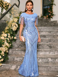 Long party and evening dress 1 - Bob Adams Omec Online Smart Shop