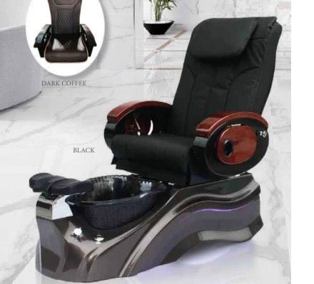 VINTAGE Electric Sofa Spa Chair Remote Control Settings, Electric Massager, Adjustable Chair & Foot Tub for Professional Beauty Spa Salon Barbershop Furniture (BLACK) - Bob Adams Omec Online Smart Shop