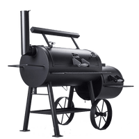 WICHITA 20" LOADED OFFSET WOOD SMOKER - Bob Adams Omec Online Smart Shop