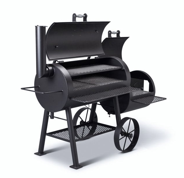 WICHITA 20" LOADED OFFSET WOOD SMOKER - Bob Adams Omec Online Smart Shop