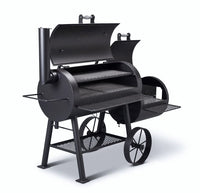 WICHITA 20" LOADED OFFSET WOOD SMOKER - Bob Adams Omec Online Smart Shop